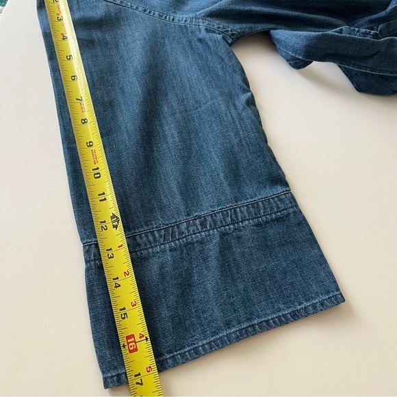 NWT•Pull-On Blue Denim Kimono Dress•Sz L - Picture 8 of 9